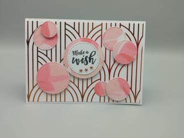 Geburtstagskarte „Make a Wish“ – Eleganz trifft auf Wunschzaube